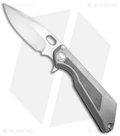 Marfione / Strider Custom MSG-3.5 Flipper Knife Meteorite Inlay (3.5" Mirror) 1 Marfione / Strider Custom MSG-3.5 Flipper Knife Meteorite Inlay (3.5" Mirror)