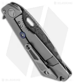 Marfione / Strider Custom MSG-3.5 Knife Ti/CF (3.5" Armor Core Damascus) 5 Marfione / Strider Custom MSG-3.5 Knife Ti/CF (3.5" Armor Core Damascus) -Knife Shop Marfione Strider MSG 3.5 Ti CF Armor Core Damascus BHQ 51269 jr side