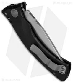 Microtech Amphibian Automatic Knife (3.5" Stonewash) 01/2002 *Collection* -Knife Shop Microtech Amphibian 01 2002 BHQ 37235 jr side