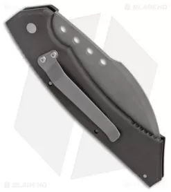 Microtech Hawk Automatic Knife Black Aluminum (4" Serrated BB ATS-34) 6 Microtech Hawk Automatic Knife Black Aluminum (4" Serrated BB ATS-34) -Knife Shop Microtech Hawk Auto BB Serr BHQ 172989 jr side