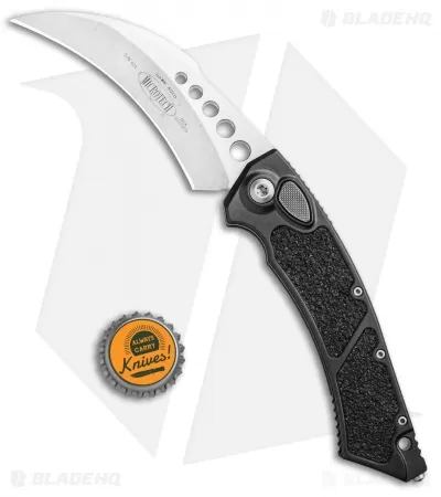 Microtech Hawk Automatic Knife (4" Stonewash) 166-10 4 Microtech Hawk Automatic Knife (4" Stonewash) 166-10 - Image 4
