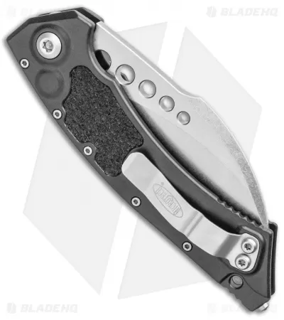 Microtech Hawk Automatic Knife (4" Stonewash) 166-10 3 Microtech Hawk Automatic Knife (4" Stonewash) 166-10 - Image 3