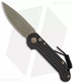 Microtech LUDT Automatic Knife Black (3.4" Bronze Apocalyptic) 135-13AP