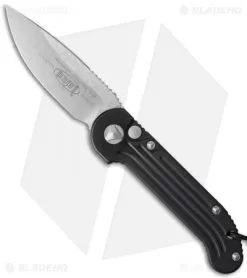 Microtech LUDT Automatic Knife Black (3.4" Stonewash) 135-10