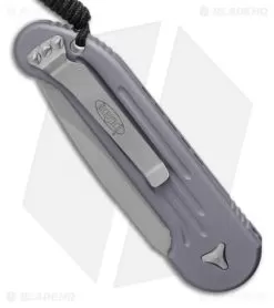 Microtech LUDT Automatic Knife Gray (3.4" Apocalyptic) 135-10APGY -Knife Shop Microtech LUDT Automatic Knife Gray 3.4 Apocalyptic135 10APGY BHQ 48921 LS Side