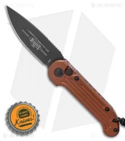 Microtech LUDT Automatic Knife Tan (3.4" Black) 135-1TA -Knife Shop Microtech LUDT Automatic Knife Tan 3.4 Black135 1TA BHQ 8566 LS Bottlecap