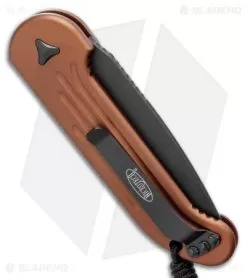 Microtech LUDT Automatic Knife Tan (3.4" Black) 135-1TA -Knife Shop Microtech LUDT Automatic Knife Tan 3.4 Black135 1TA BHQ 8566 LS Side