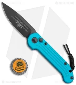 Microtech LUDT Automatic Knife Turquoise (3.4" Black) 135-1TQ 7 Microtech LUDT Automatic Knife Turquoise (3.4" Black) 135-1TQ -Knife Shop Microtech LUDT Turq Black 135 1TQ BHQ 69020 jr bottlecap 1
