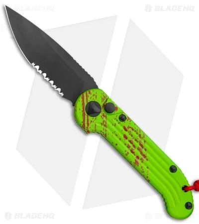 Microtech LUDT Zombie Edition Automatic Knife (3.4" Black Serr) 135-2Z 1 Microtech LUDT Zombie Edition Automatic Knife (3.4" Black Serr) 135-2Z