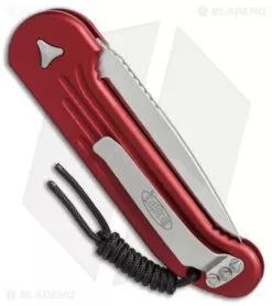 Microtech LUDT Automatic Knife Red (3.4" Satin) 135-4RD 5 Microtech LUDT Automatic Knife Red (3.4" Satin) 135-4RD -Knife Shop Microtech LUDT red satin 135 4RD BHQ 51949 er side
