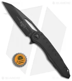 Microtech Sigil MK6 Frame Lock Knife Black (3.75" Black DLC) 7 Microtech Sigil MK6 Frame Lock Knife Black (3.75" Black DLC) -Knife Shop Microtech Sigil MK6 Black Al Black DLC 196 1DLCT BHQ 72126 jr bottlecap