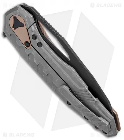 Microtech Sigil MK6 Frame Lock Knife Tan Al (3.75" Black DLC) 3 Microtech Sigil MK6 Frame Lock Knife Tan Al (3.75" Black DLC) - Image 3