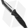 Microtech Socom Elite Automatic Knife Black (4" Tactical Full Serr) 161A-3T
