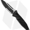 Microtech Socom Elite S/E-Auto Black Tactical Partial Serrated 160A-2T