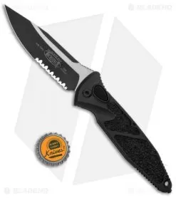 Microtech Socom Elite S/E-Auto Black Tactical Partial Serrated 160A-2T -Knife Shop Microtech Socom Elite SE Auto Black Tactical Partial Serr 160A 2T BHQ 135906 jr bottlecap