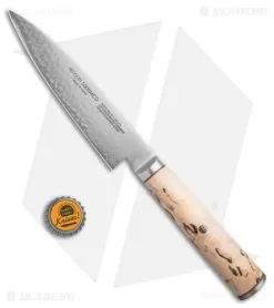 Miyabi Birchwood SG2 6" Utility Kitchen Knife (Damascus) -Knife Shop Miyabi Birchwood SG2 6in Utility Kitchen Knife BHQ 134508 td size