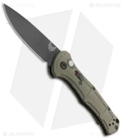 Benchmade Mini Claymore 9570BK-1 Automatic Knife Grivory OD Green (3" Black)