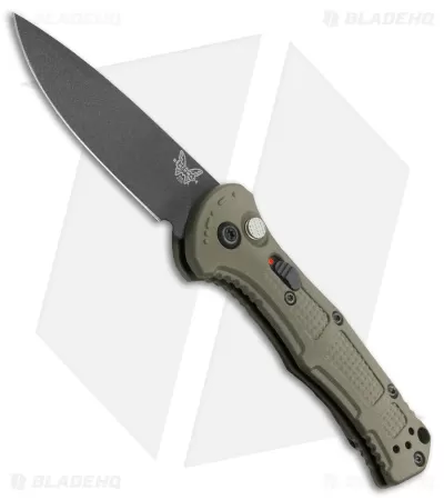 Benchmade Mini Claymore 9570BK-1 Automatic Knife Grivory OD Green (3" Black) 1 Benchmade Mini Claymore 9570BK-1 Automatic Knife Grivory OD Green (3" Black)