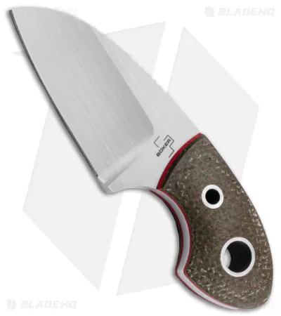 Boker Plus Gnome Fixed Blade Knife Green Micarta (2.09" D2) 74 01BO324 1 Boker Plus Gnome Fixed Blade Knife Green Micarta (2.09" D2) 74 01BO324