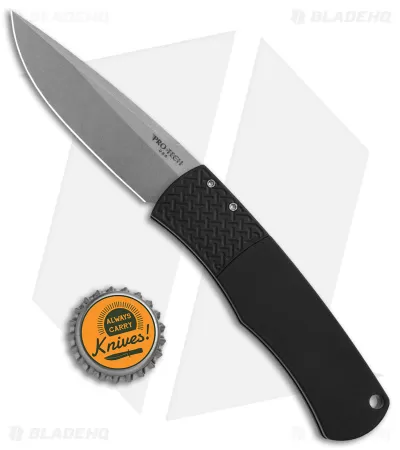 Pro-Tech Magic BR-1 "Whiskers" Automatic Knife Black (3.1" Stonewash) BR-1.3 4 Pro-Tech Magic BR-1 "Whiskers" Automatic Knife Black (3.1" Stonewash) BR-1.3 - Image 4