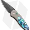 Pro-Tech Sprint Custom Automatic Knife Abalone/Bronze Ti (1.95" Damascus)