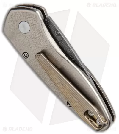 Pro-Tech Sprint Custom Automatic Knife Abalone/Bronze Ti (1.95" Damascus) 3 Pro-Tech Sprint Custom Automatic Knife Abalone/Bronze Ti (1.95" Damascus) - Image 3