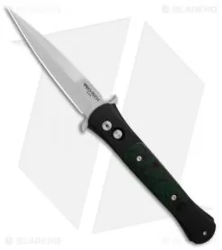 Pro-Tech Large Don Automatic Knife Green Ebonite (4.5" Satin)