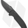 Pro-Tech Les George SBR Automatic Knife Black Aluminum (2.6" Black)