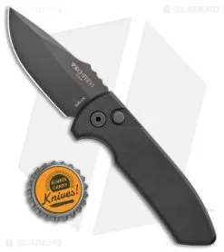Pro-Tech Les George SBR Automatic Knife Black Aluminum (2.6" Black) 7 Pro-Tech Les George SBR Automatic Knife Black Aluminum (2.6" Black) -Knife Shop Protech Les George SBR Auto Black aluminum Black LG403 BHQ 99837 jr bottlecap