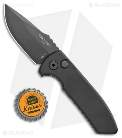 Pro-Tech Les George SBR Automatic Knife Black Aluminum (2.6" Black) 4 Pro-Tech Les George SBR Automatic Knife Black Aluminum (2.6" Black) - Image 4
