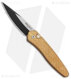Pro-Tech Newport Custom Automatic Knife Copper Rose (3" Black)