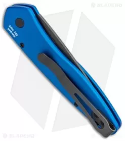 Pro-Tech Newport Tactical Automatic Knife Blue (3" Black) 6 Pro-Tech Newport Tactical Automatic Knife Blue (3" Black) -Knife Shop Protech Newport Tactical Auto Blue Black 3407 BLUE BHQ 93712 jr side