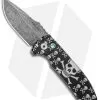 Pro-Tech SBR PK #4 Custom Anodized Automatic Knife Jolly Roger (2.6" Acid Wash)