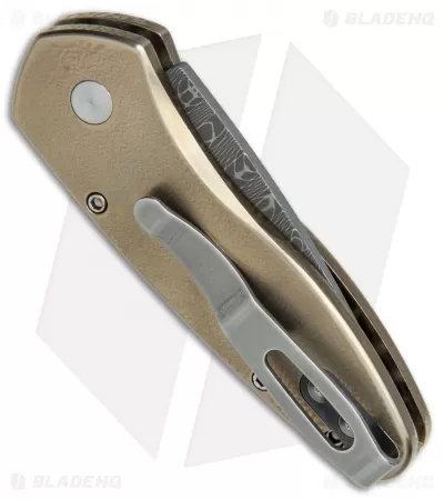 Pro-Tech Sprint Custom Automatic Knife Paua Abalone/Bronze Ti (1.95" Spirograph) 2 Pro-Tech Sprint Custom Automatic Knife Paua Abalone/Bronze Ti (1.95" Spirograph) - Image 2