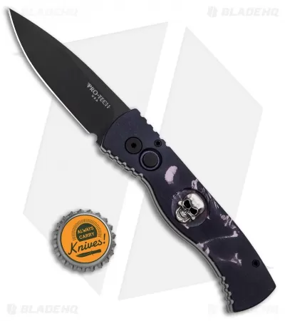 Pro-Tech Custom TR-2 Skull Surprise Knife PK Print Ano #1 (3" Black) 5 Pro-Tech Custom TR-2 Skull Surprise Knife PK Print Ano #1 (3" Black) - Image 5