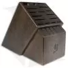 Shun 22-Slot Walnut Satin Kitchen Knife Block