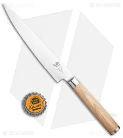 Shun Classic Blonde 6" Utility Kitchen Knife Pakkawood -Knife Shop Shun Classic Blonde 6in Utility Kitchen Knife DM0701W BHQ 117708 jr bottlecap