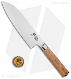 Shun Classic Blonde 7" Santoku Kitchen Knife Pakkawood -Knife Shop Shun Classic Blonde 7in Santoku Kitchen Knife DM0702W BHQ 117710 jr bottlecap