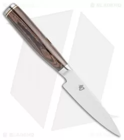 Shun Premier 6 Piece Basic Block Set Kitchen Knives -Knife Shop Shun Cutlery Premier 4in Paring Knife BHQ 19169 jr spine