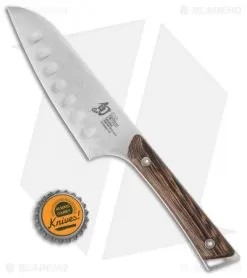 Shun Kanso 5.5" Hollow-Ground Santoku Kitchen Knife Wenge Wood -Knife Shop Shun Kanso 5.5 in Hollow Ground Snatoku Kitchen Knife Wenge Wood BHQ 36711 jr bottlecap