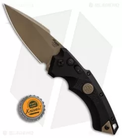 Hogue Sig Sauer EX-A05 Spear Point Automatic Knife Black (3.5" FDE) 36530 -Knife Shop Sig Knives EX A05 Spear Point FDE SW BHQ 84600 er bottlecap