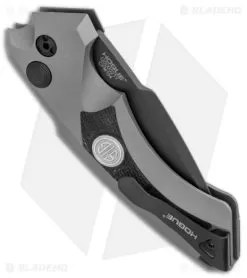 Hogue Sig Sauer EX-A05 Spear Point Automatic Knife Gray (3.5" Black) 36532 -Knife Shop Sig Knives EX A05 Spear Point FDE SW BHQ 84601 er side jr