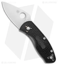 Spyderco Ambitious Lightweight Knife Black FRN (2.25" Satin) C148PBK