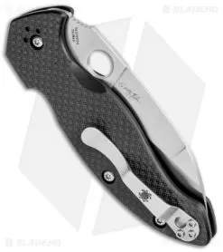 Spyderco Canis Compression Lock Knife CF/G-10 (3.36" S30V) C248CFP -Knife Shop Spyderco Canis Compression Lock CF G 10 C248CFP BHQ 112399 jr side
