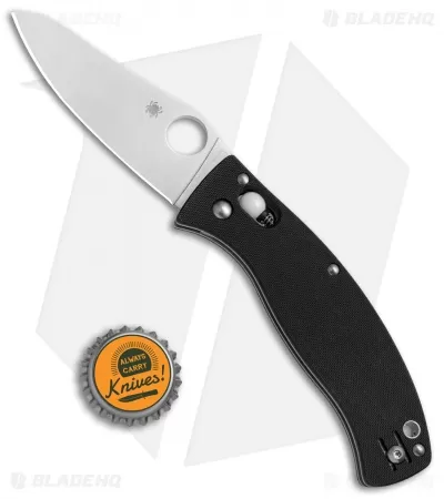 Spyderco D'Allara 3 Ball Bearing Lock Knife Black G-10 (3.4" Satin) C82GP3 4 Spyderco D'Allara 3 Ball Bearing Lock Knife Black G-10 (3.4" Satin) C82GP3 - Image 4