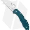 Spyderco Delica 4 Lightweight Wharncliffe Knife Blue FRN (2.9" Satin) C11FPWK390