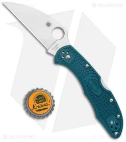 Spyderco Delica 4 Lightweight Wharncliffe Knife Blue FRN (2.9" Satin) C11FPWK390 -Knife Shop Spyderco Delica 4 Lightweight Wharncliffe Blue FRN Satin C11FPWK390 BHQ 121023 jr bottlecap