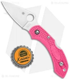 Spyderco Dragonfly 2 Pink Heals Lightweight Knife Pink (2.3" Satin) C28FPPNS30V2 -Knife Shop Spyderco Dragonfly 2 Pink Heals Lightweight Pink Satin C28FPPNS30V2 BHQ 121026 jr bottlecap 2