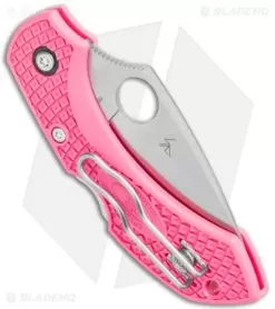 Spyderco Dragonfly 2 Pink Heals Lightweight Knife Pink (2.3" Satin) C28FPPNS30V2 -Knife Shop Spyderco Dragonfly 2 Pink Heals Lightweight Pink Satin C28FPPNS30V2 BHQ 121026 jr side 2