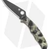 Spyderco Endura 4 Lockback Knife Glow Zome Green (3.75" Black) GITD